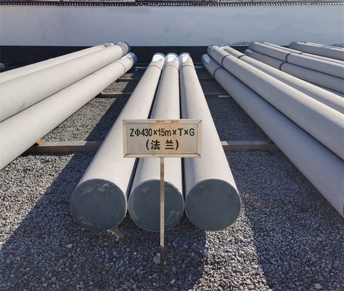 泰宁430×15米×T×G砼电力电杆